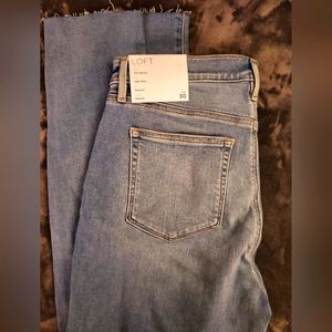 LOFT high rise skinny jeans NWT